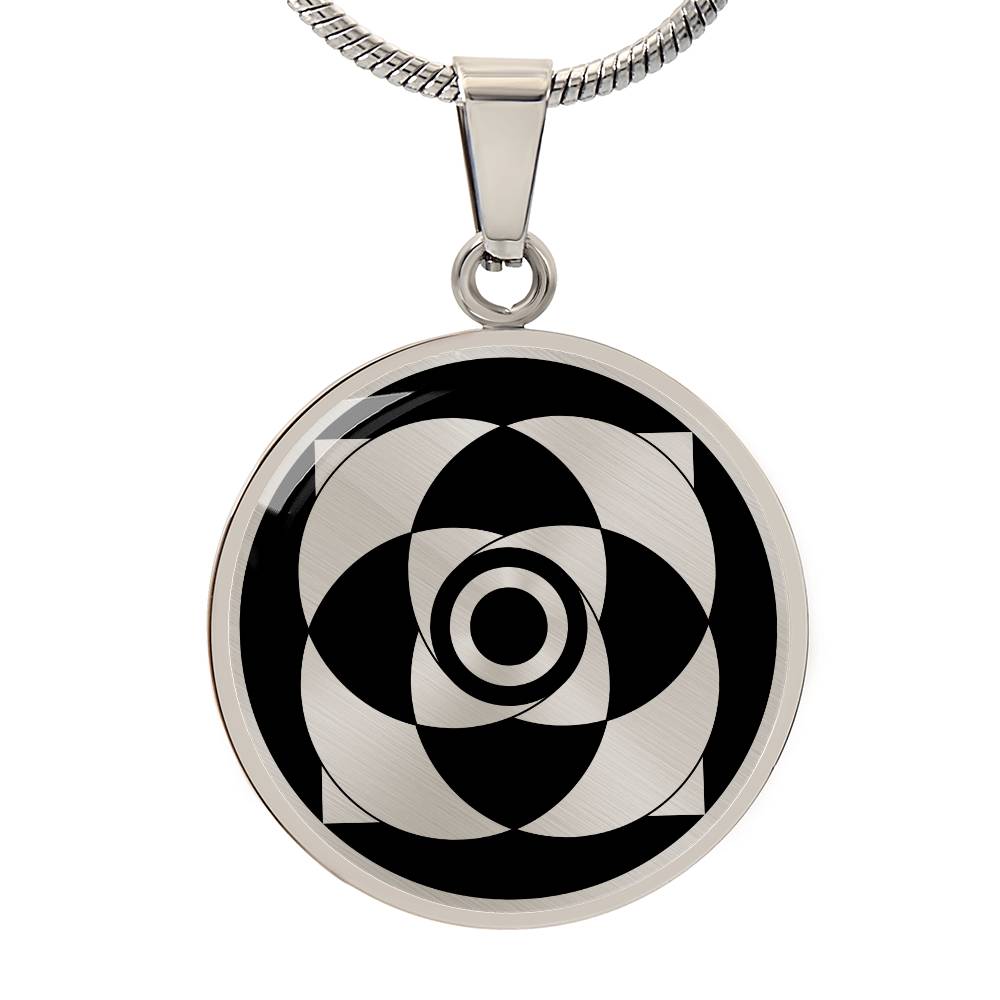 Crop Circle Pendant and Luxury Necklace - Wexcombe