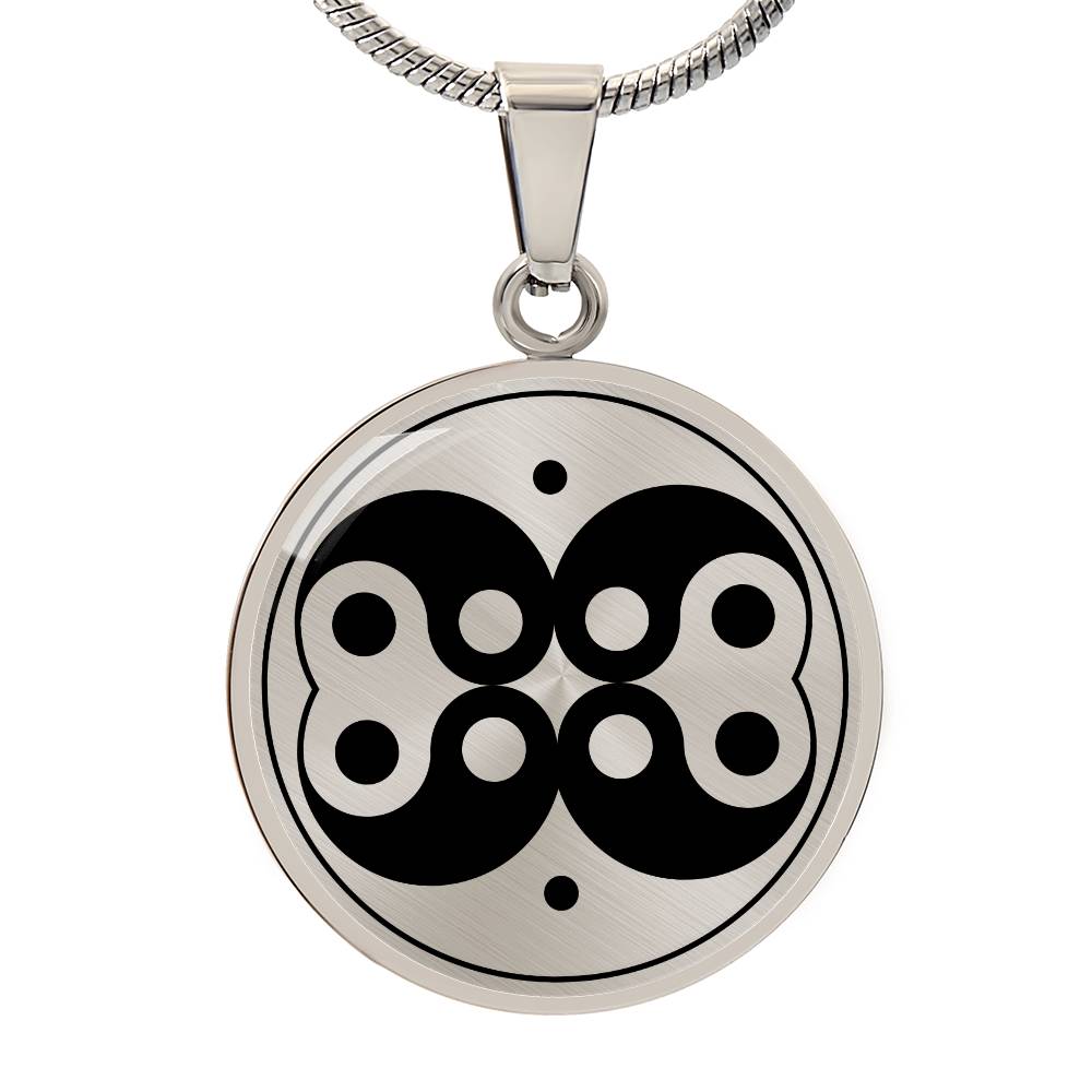 Crop Circle Pendant and Luxury Necklace - Waterloo