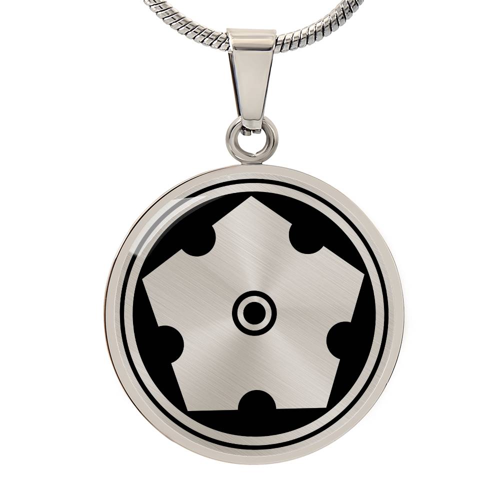 Crop Circle Pendant and Luxury Necklace - Stourton