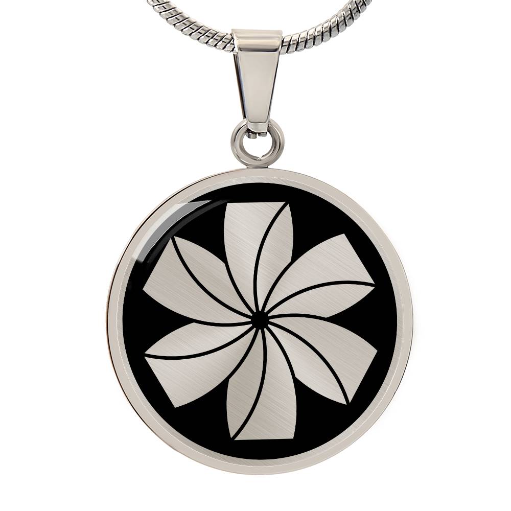 Crop Circle Pendant and Luxury Necklace - Morcott