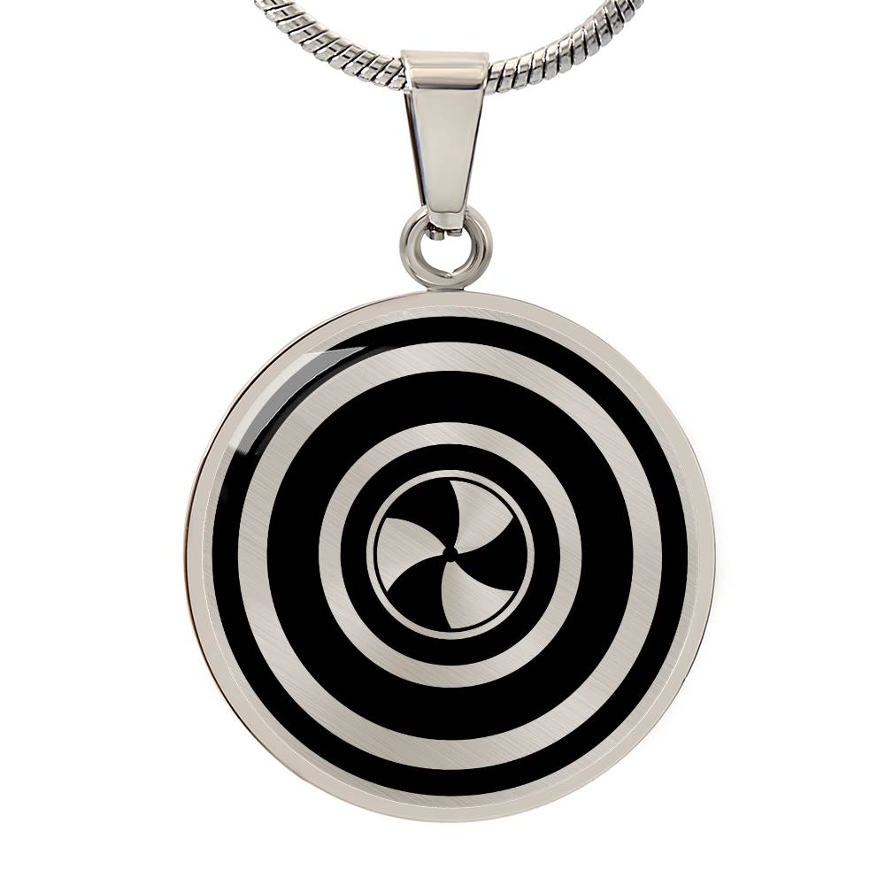 Crop Circle Pendant and Luxury Necklace - North Newton