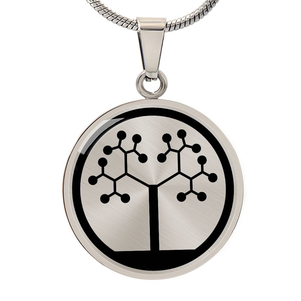 Crop Circle Pendant and Luxury Necklace - Winchester