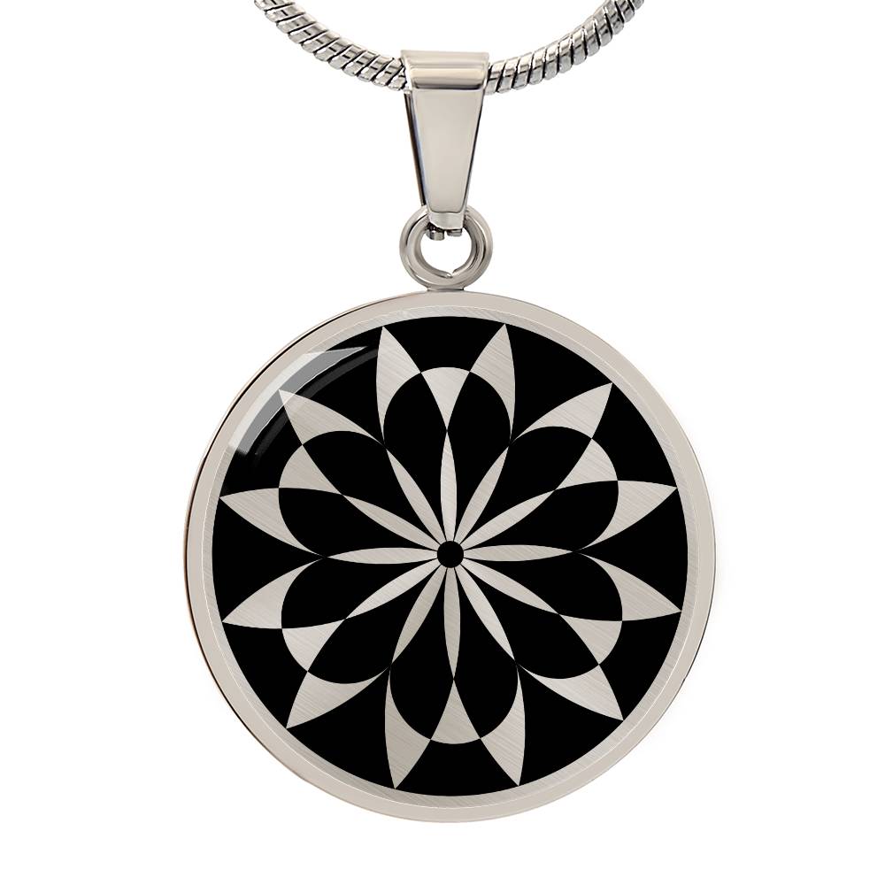 Crop Circle Pendant and Luxury Necklace - Lilley