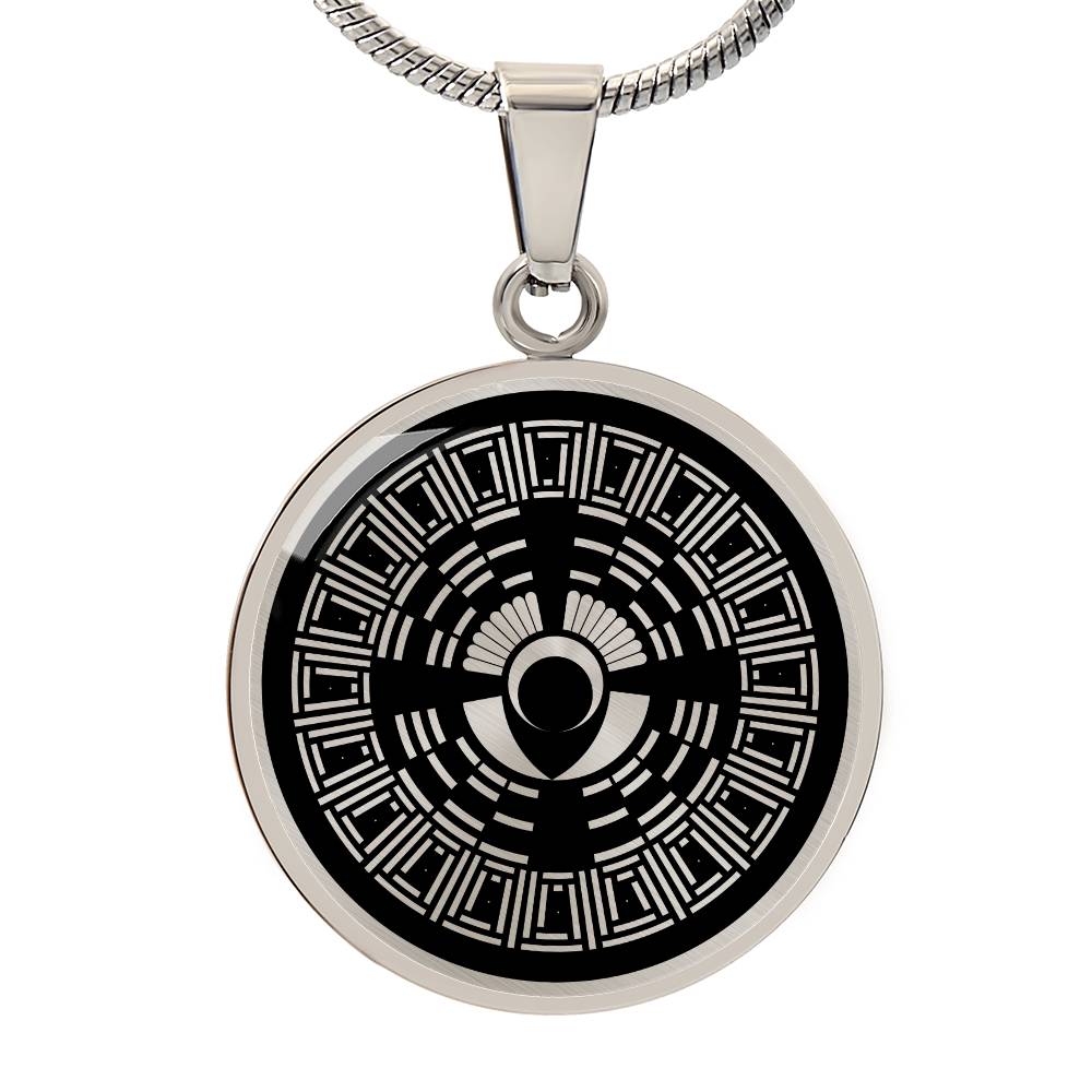 Crop Circle Pendant and Luxury Necklace - Wayland´s Smithy 3