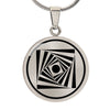 Crop Circle Pendant and Luxury Necklace - Warburg