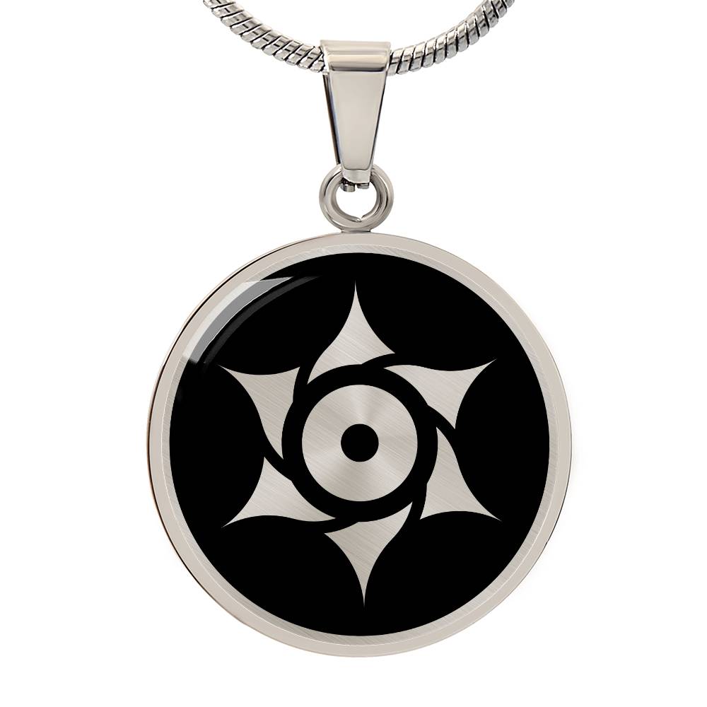 Crop Circle Pendant and Luxury Necklace - Mochtin