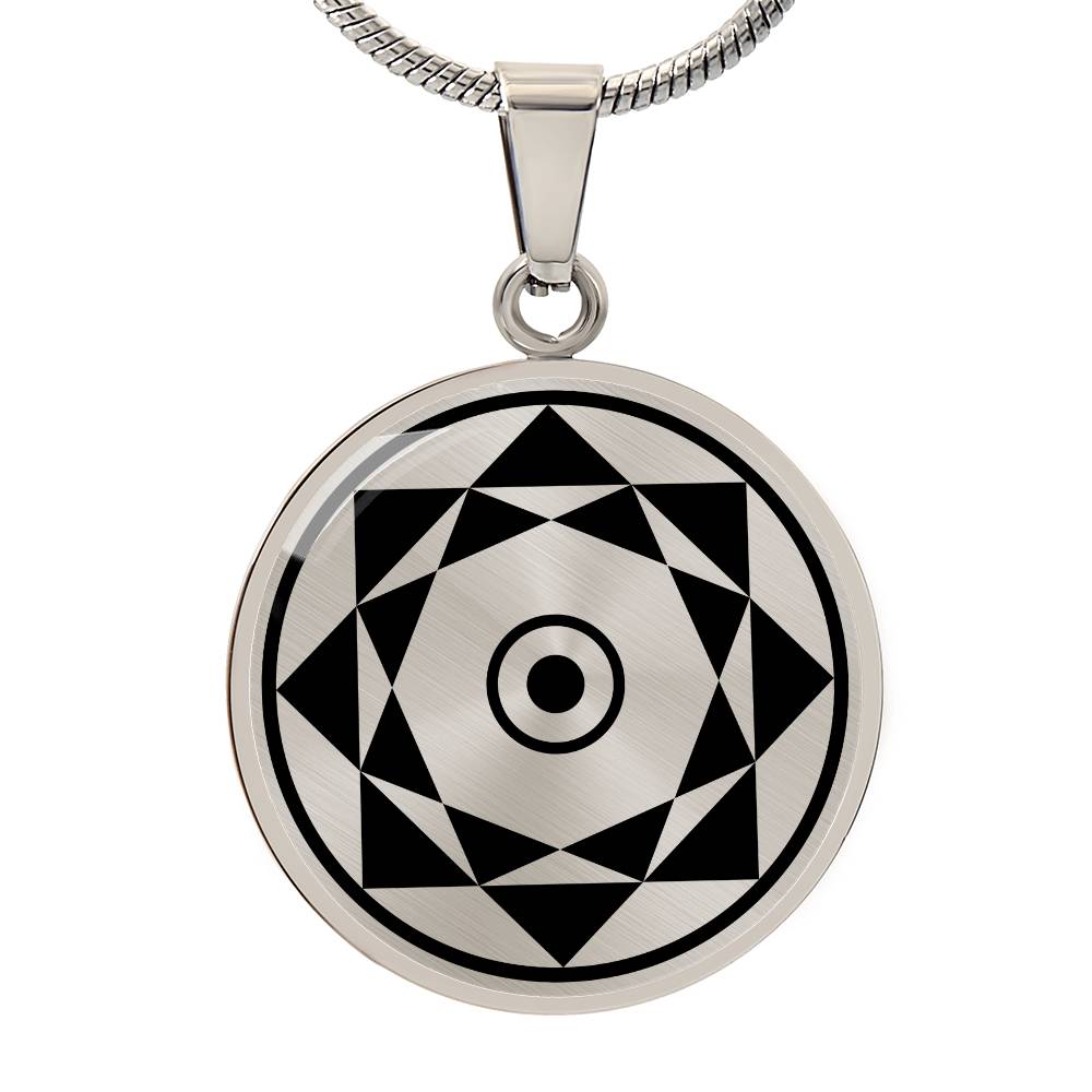 Crop Circle Pendant and Luxury Necklace - Pontecurone 2