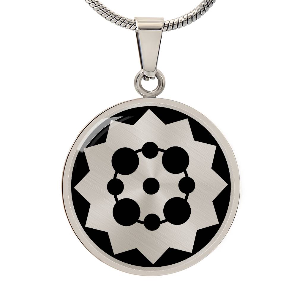 Crop Circle Pendant and Luxury Necklace - Crawley Down