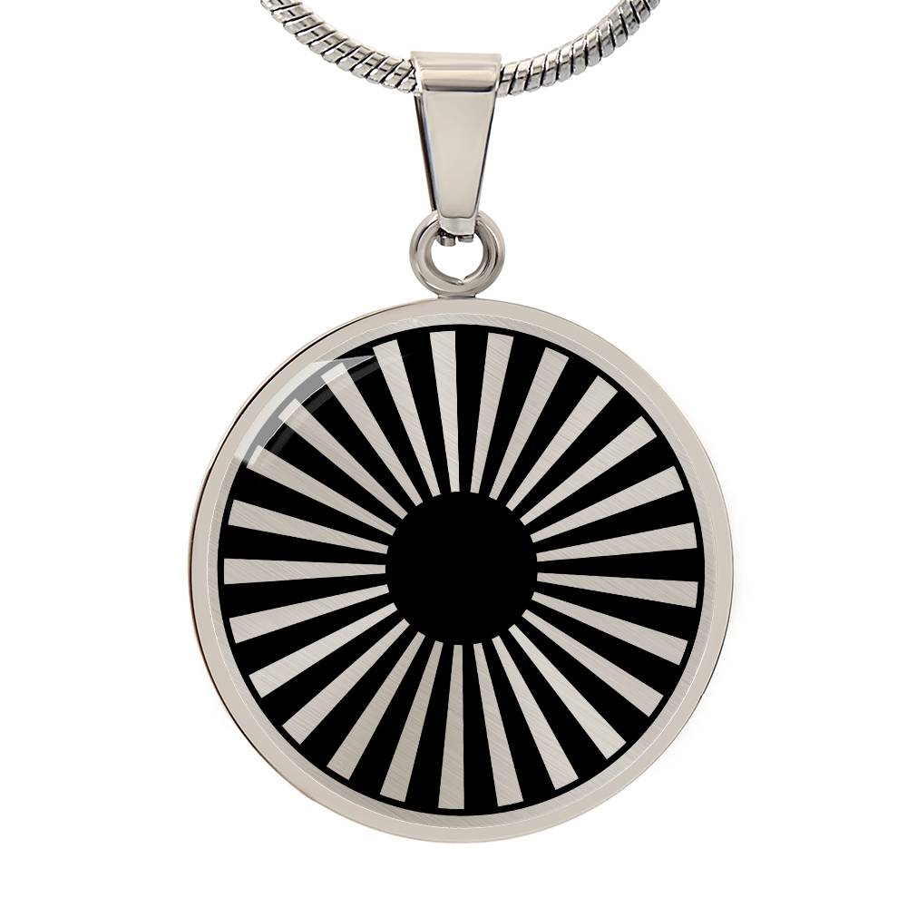 Crop Circle Pendant and Luxury Necklace - Waden Hill 2