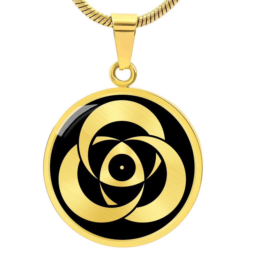 Crop Circle Pendant and Luxury Necklace - Liddington Castle 4