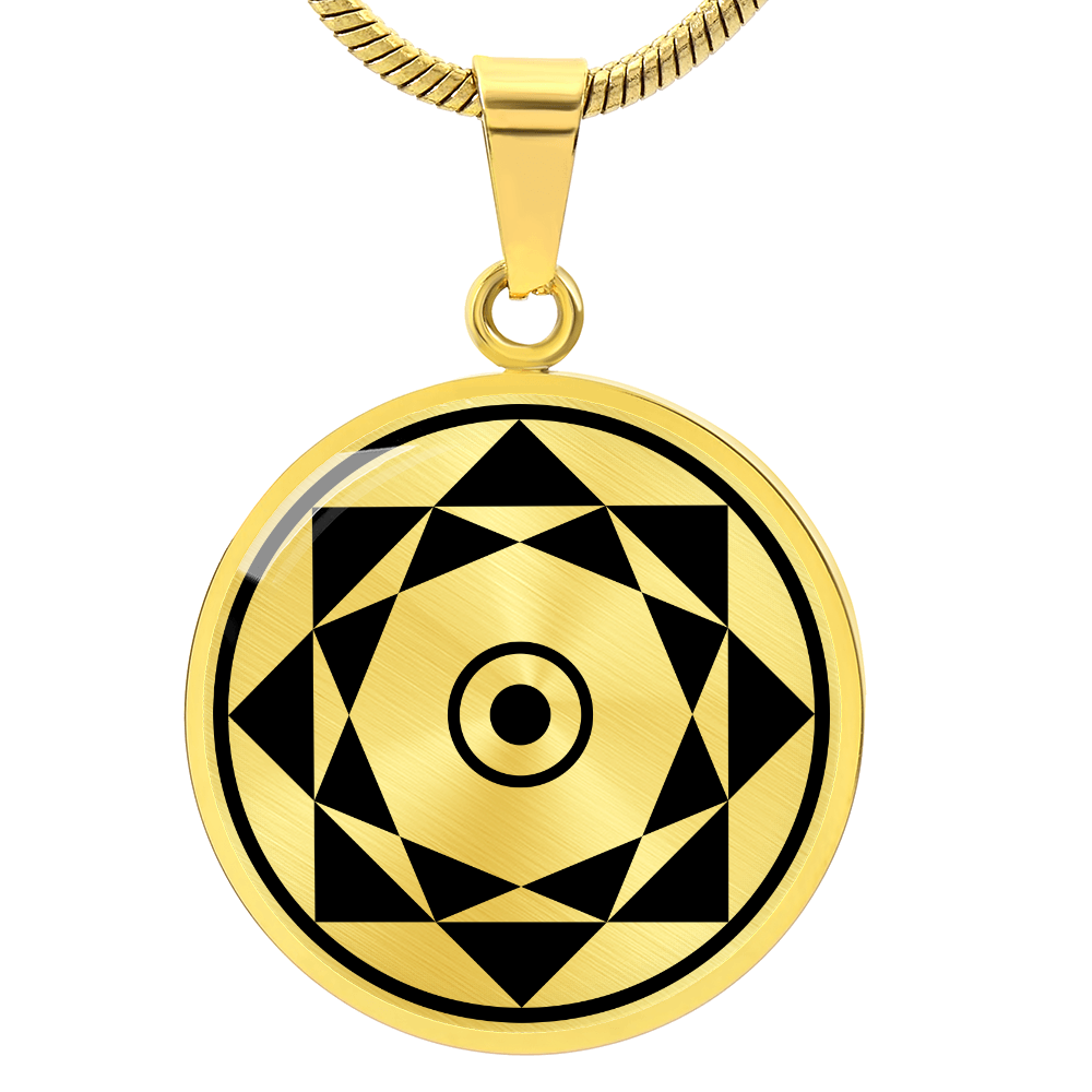 Crop Circle Pendant and Luxury Necklace - Pontecurone 2