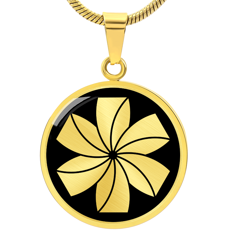 Crop Circle Pendant and Luxury Necklace - Morcott