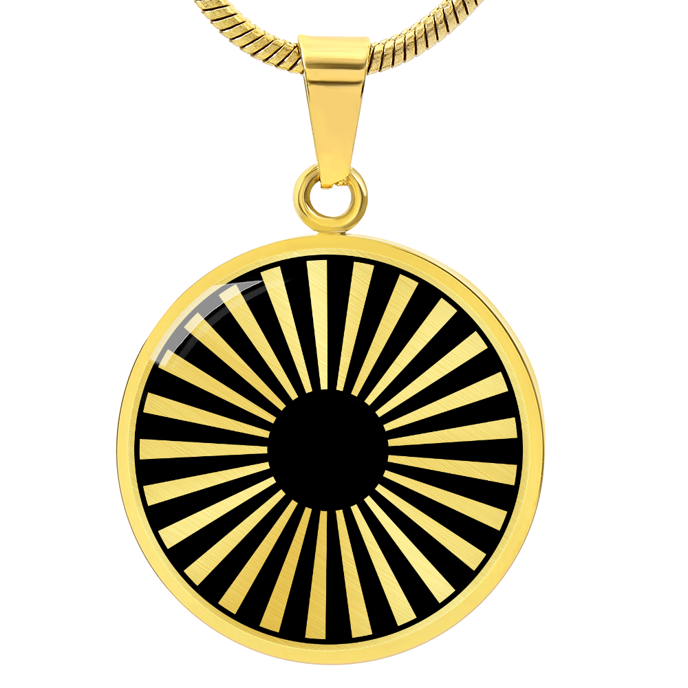 Crop Circle Pendant and Luxury Necklace - Waden Hill 2