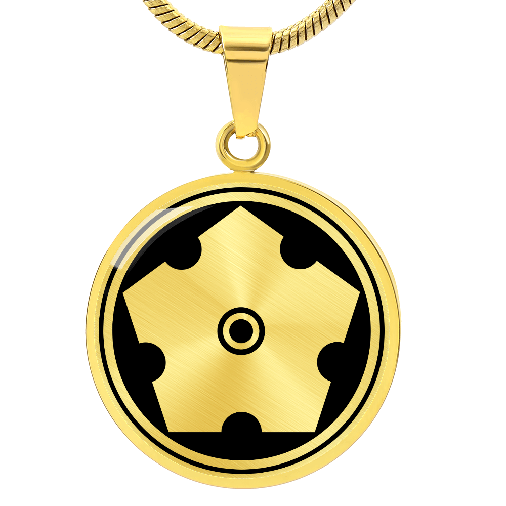 Crop Circle Pendant and Luxury Necklace - Stourton