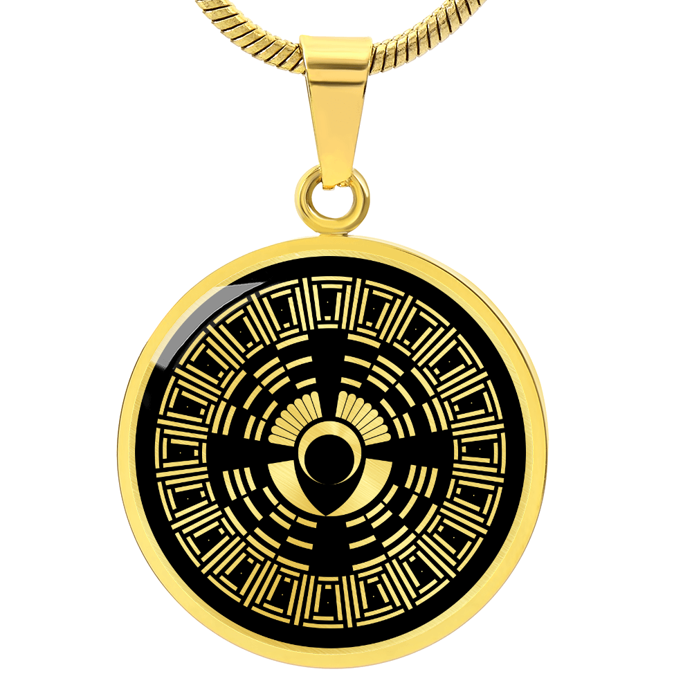 Crop Circle Pendant and Luxury Necklace - Wayland´s Smithy 3