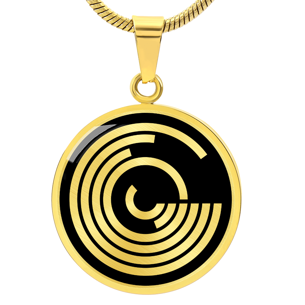 Crop Circle Pendant and Luxury Necklace - Marlborough 4