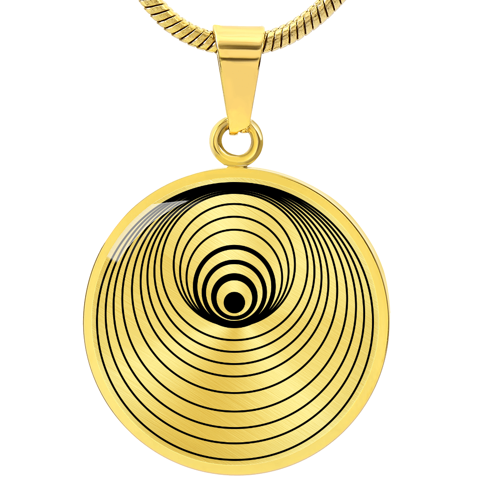 Crop Circle Pendant and Luxury Necklace - Meensen 2