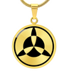 Crop Circle Pendant and Luxury Necklace - Strethall