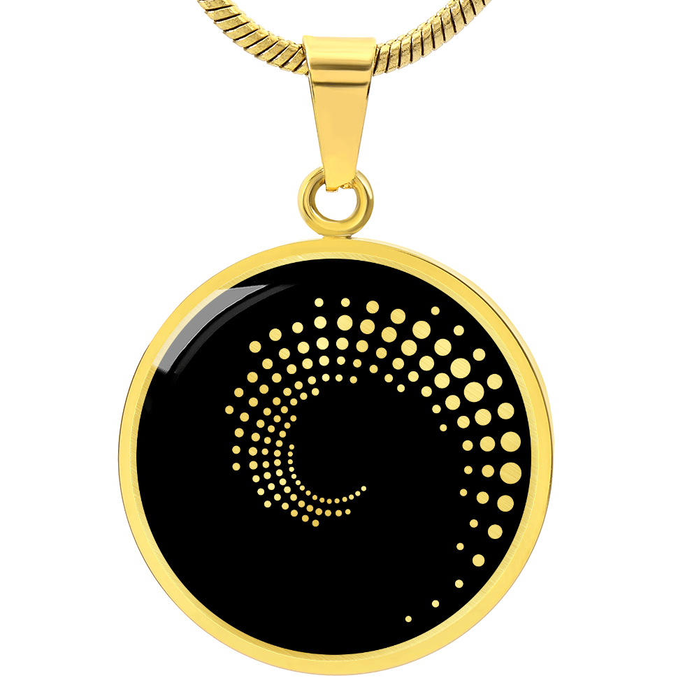 Crop Circle Pendant and Luxury Necklace - Marlborough 5