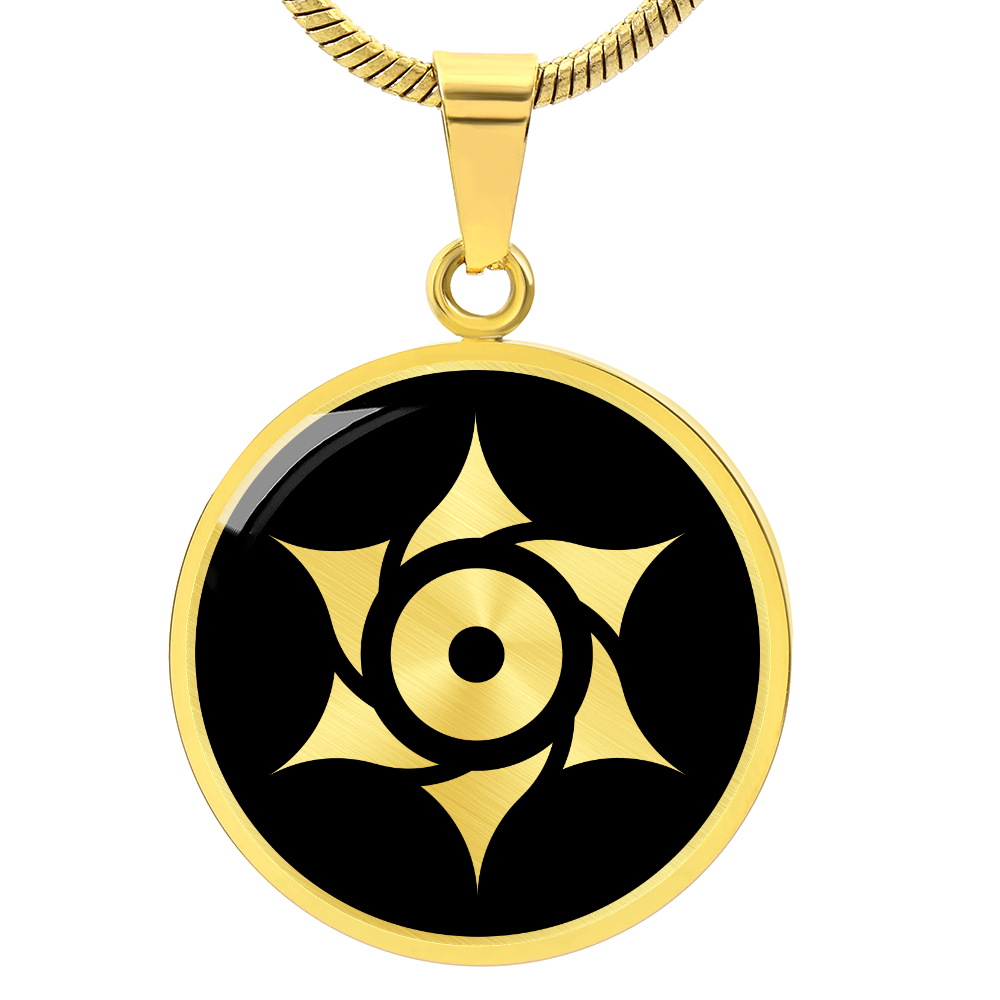 Crop Circle Pendant and Luxury Necklace - Mochtin