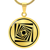 Crop Circle Pendant and Luxury Necklace - Warburg