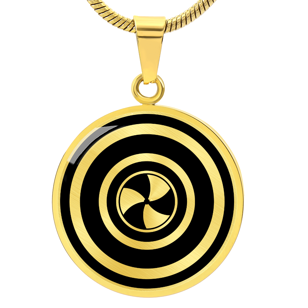 Crop Circle Pendant and Luxury Necklace - North Newton