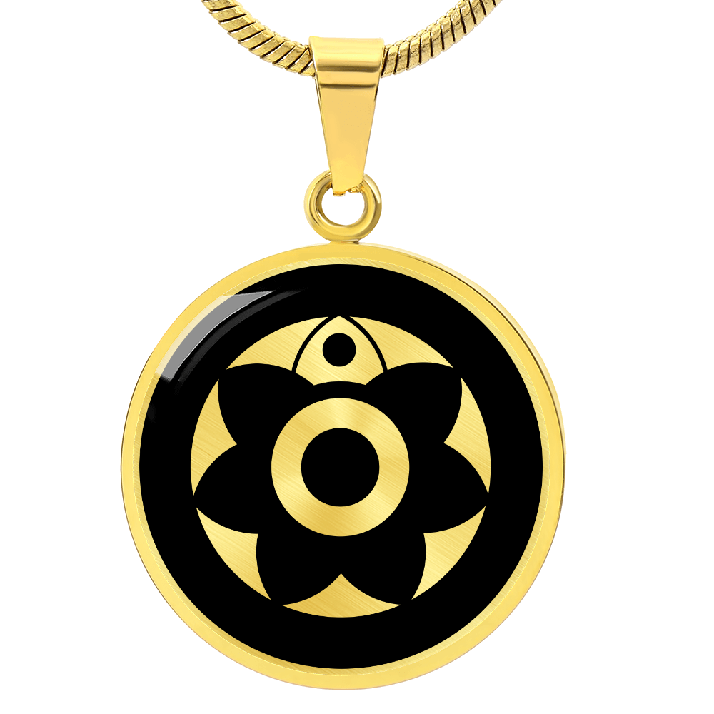 Crop Circle Pendant and Luxury Necklace - Micheldever 2