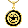 Crop Circle Pendant and Luxury Necklace - Liss