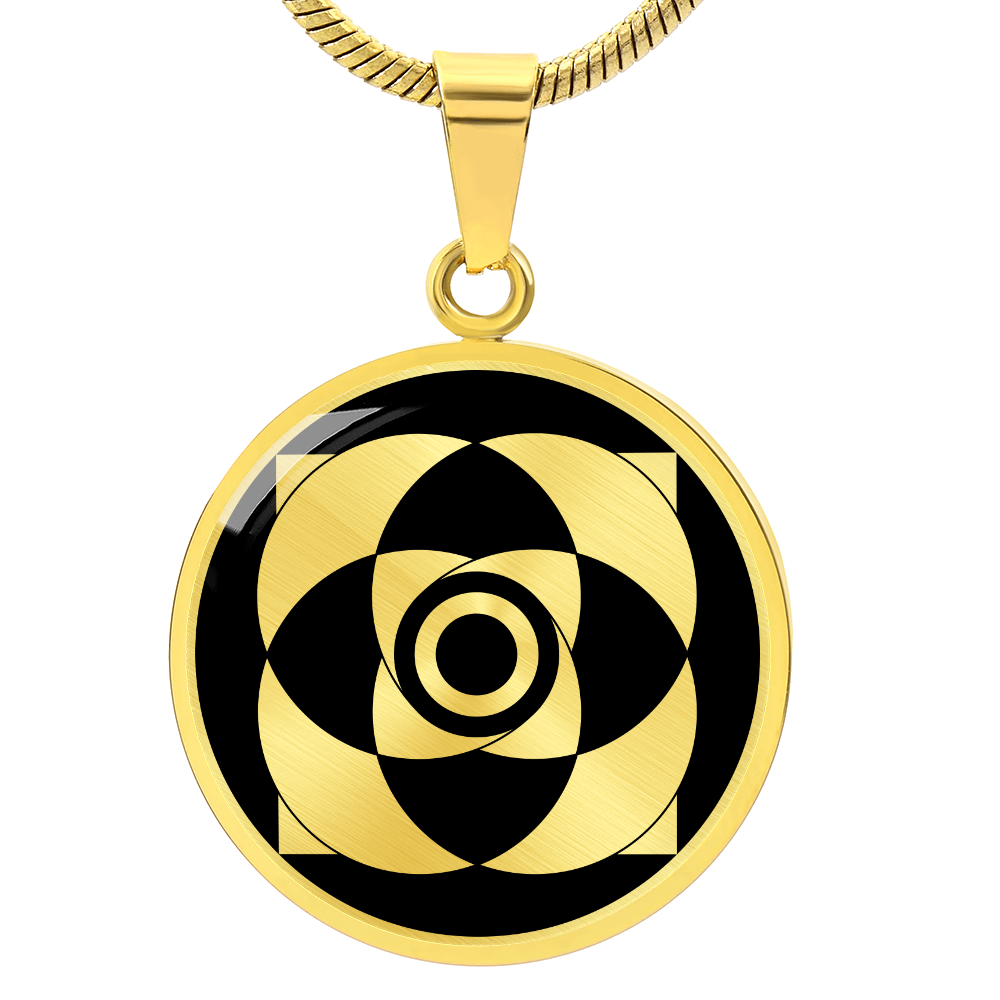 Crop Circle Pendant and Luxury Necklace - Wexcombe