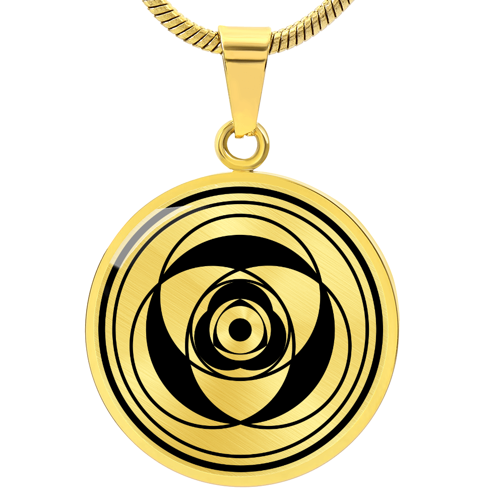 Crop Circle Pendant and Luxury Necklace - Piyungan