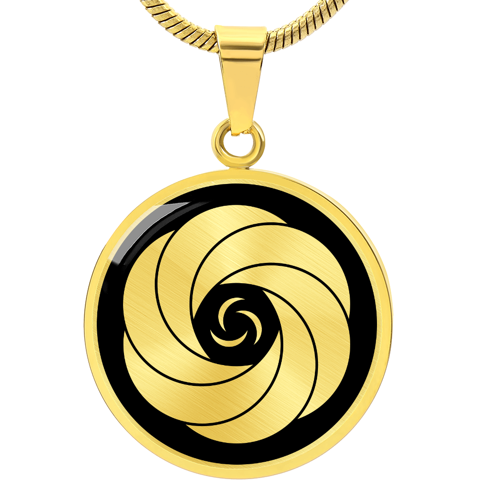 Crop Circle Pendant and Luxury Necklace - Worlaby