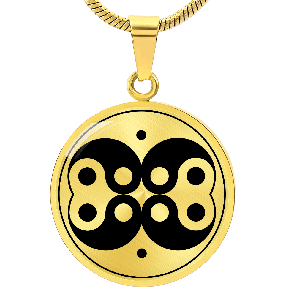 Crop Circle Pendant and Luxury Necklace - Waterloo