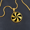 Crop Circle Pendant and Luxury Necklace - Preshute Down