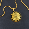 Crop Circle Pendant and Luxury Necklace - Wilton 2