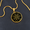 Crop Circle Pendant and Luxury Necklace - Roundway Hill 4