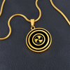 Crop Circle Pendant and Luxury Necklace - North Newton