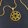 Crop Circle Pendant and Luxury Necklace - Ludgershall