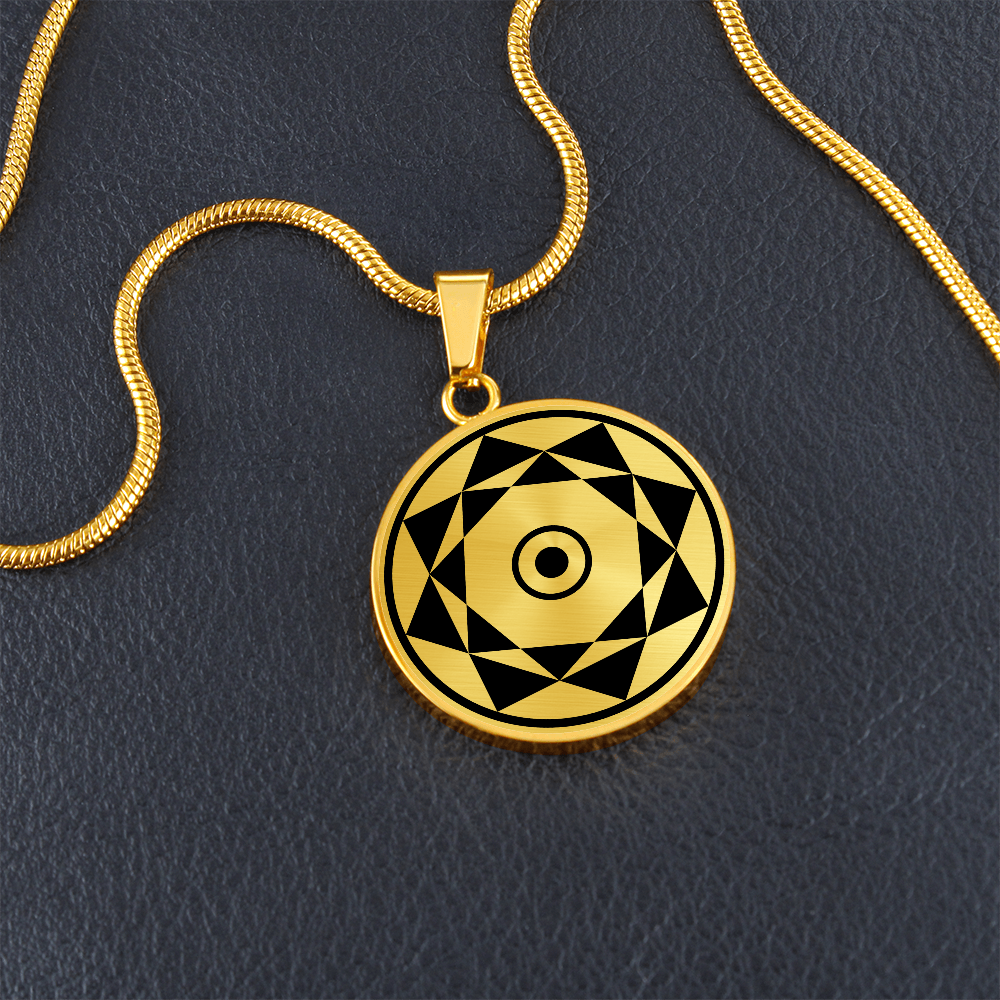 Crop Circle Pendant and Luxury Necklace - Pontecurone 2