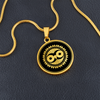 Crop Circle Pendant and Luxury Necklace - Woodborough Hill 2