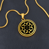 Crop Circle Pendant and Luxury Necklace - Rollright Stones 3