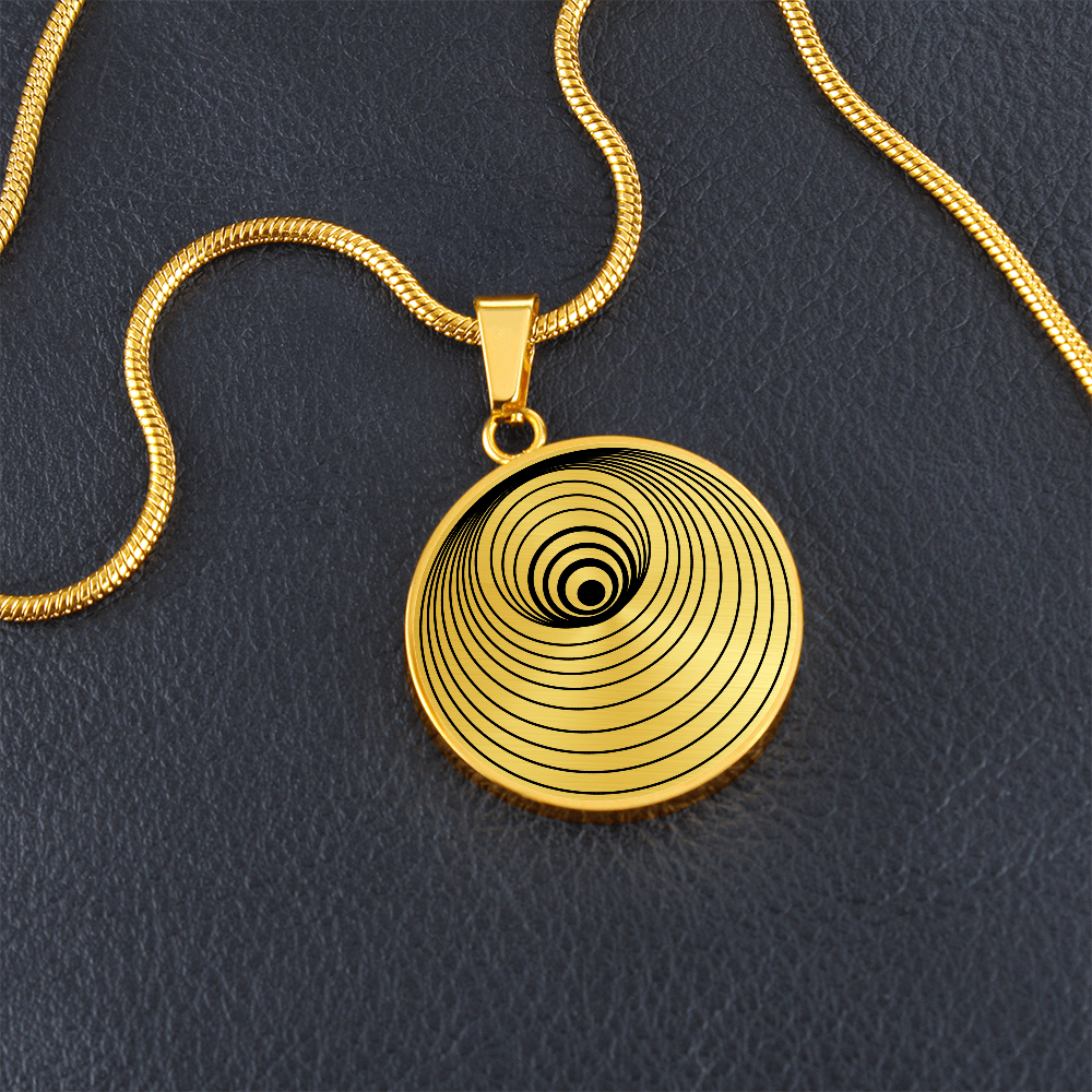 Crop Circle Pendant and Luxury Necklace - Meensen 2