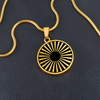 Crop Circle Pendant and Luxury Necklace - Waden Hill 2