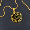 Crop Circle Pendant and Luxury Necklace - Temple Balsall