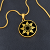 Crop Circle Pendant and Luxury Necklace - West Kennet 10