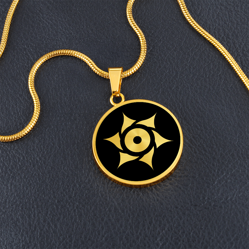 Crop Circle Pendant and Luxury Necklace - Mochtin