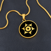 Crop Circle Pendant and Luxury Necklace - Mochtin