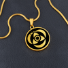 Crop Circle Pendant and Luxury Necklace - Meonstoke