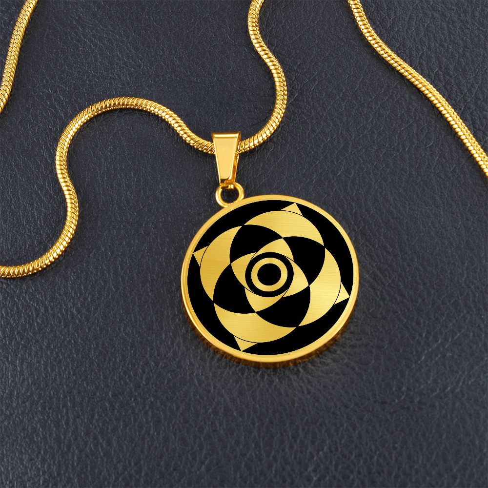 Crop Circle Pendant and Luxury Necklace - Wexcombe