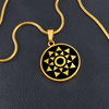 Crop Circle Pendant and Luxury Necklace - Oberschleißheim