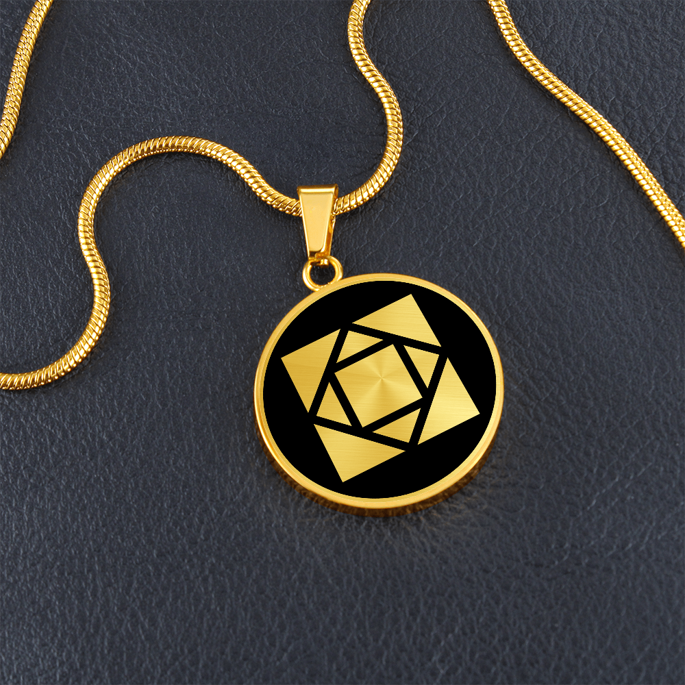 Crop Circle Pendant and Luxury Necklace - West Bretton